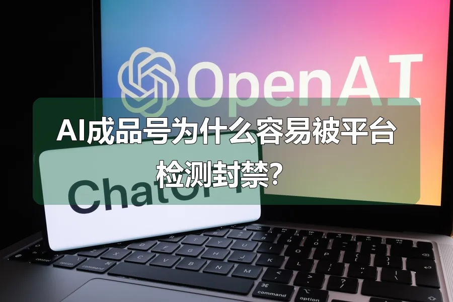 AI成品号为什么容易被平台检测封禁？